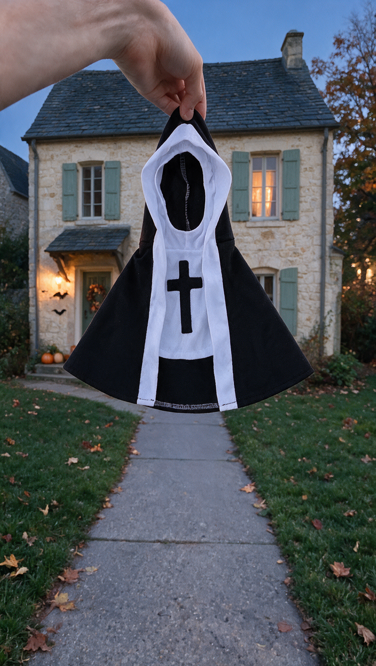 Le costume noir et blanc Sainte Nun